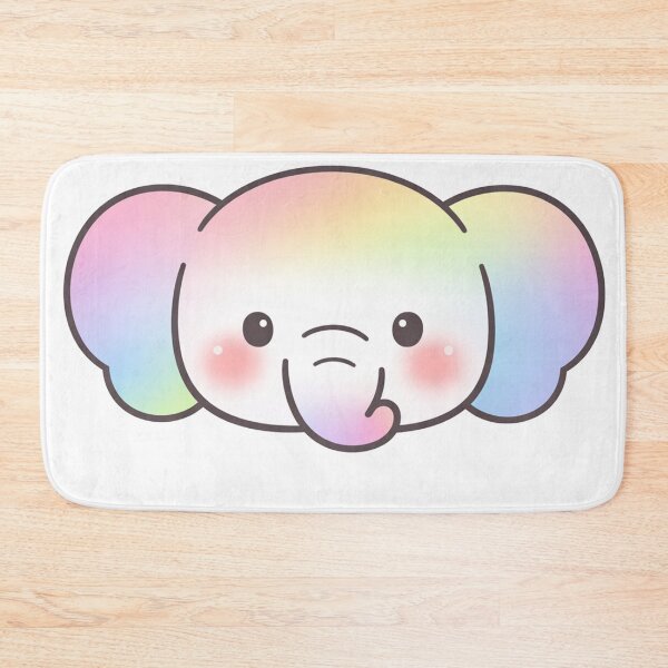 Item preview, Cute Rainbow Elephant Kawaii Pastel designed and sold by Owcomm.
