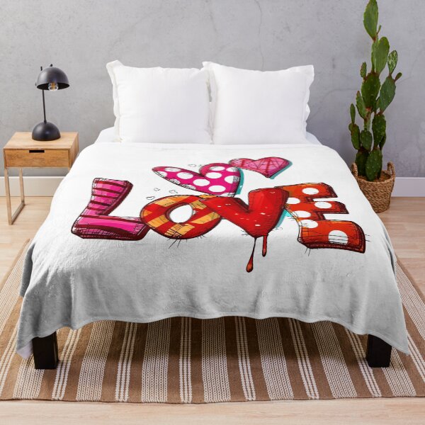 Item preview, Grungy Pop Art Graffiti LOVE Typography Design designed and sold by DesignArtist.ia.