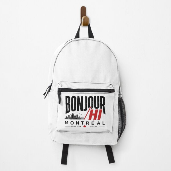 Item preview, Bonjour Hi Montreal Our City Bilingual Skyline designed and sold by Fenay Designs.