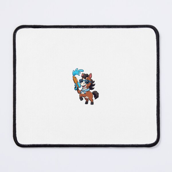 Item preview, A horse holding a water gun. designed and sold by Beeza Art Shop.