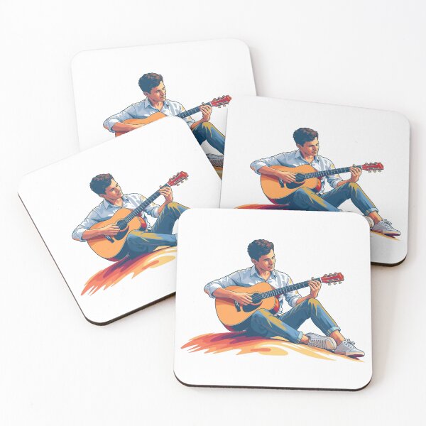 Item preview, Acoustic Beach Sessions - Guitarist Vector A designed and sold by A-M-G-Shop.