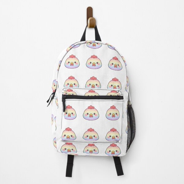 Item preview, Rainbow Pastel Kawaii Chicken Face Cute designed and sold by Owcomm.