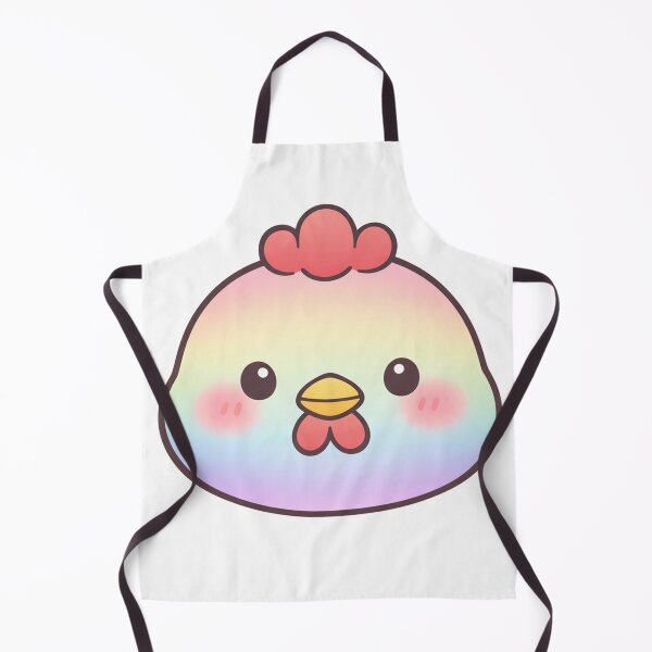 Item preview, Rainbow Pastel Kawaii Chicken Face Cute designed and sold by Owcomm.
