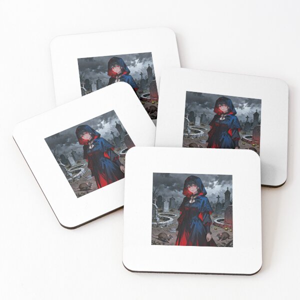 Item preview, Gothic Art Style Anime Girl on Graveyard designed and sold by AllxN.