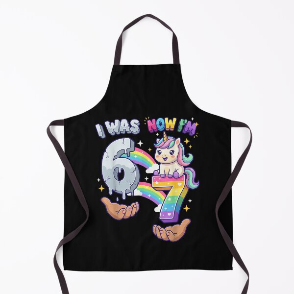 Item preview, Cute Rainbow Unicorn I Was 6 Now Im 7 Seventh Birthday Girl designed and sold by EricCotanori.