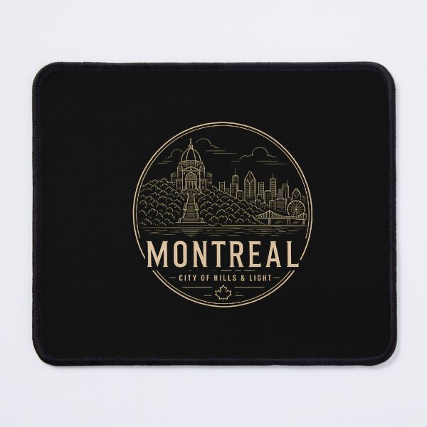 Item preview, Montreal City Of Hills And Light Line Art designed and sold by Fenay Designs.