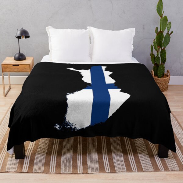 Item preview, Finland Flag Map designed and sold by DreamBrushy.