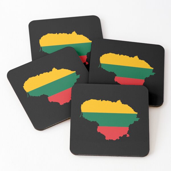 Item preview, Flag Map of Lithuania designed and sold by DreamBrushy.