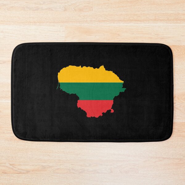 Item preview, Flag Map of Lithuania designed and sold by DreamBrushy.