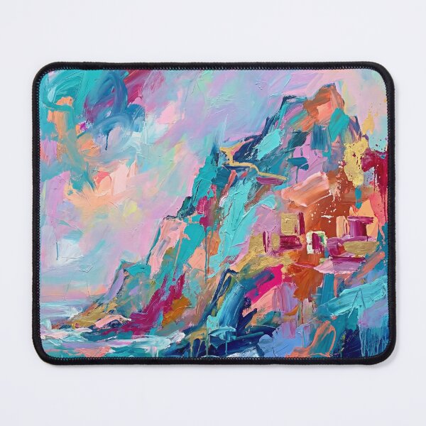 Item preview, Skellig Michael Abstract Coastal Painting designed and sold by Printpix.