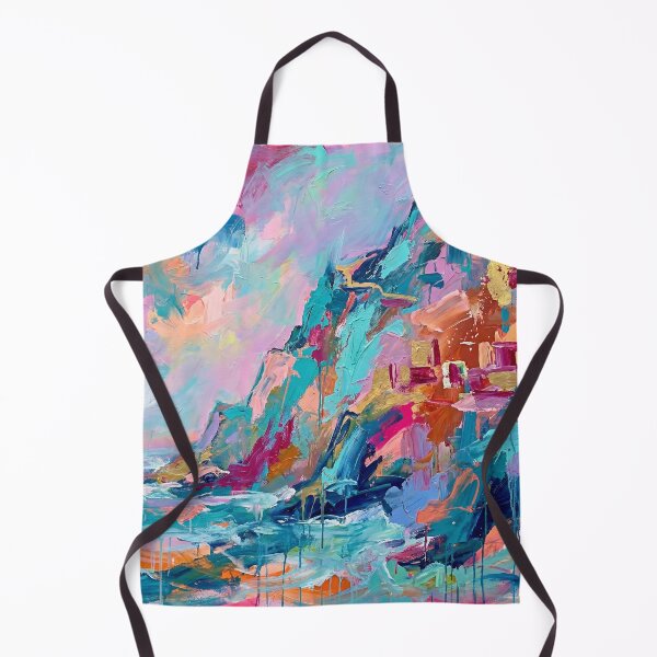 Item preview, Skellig Michael Abstract Coastal Painting designed and sold by Printpix.