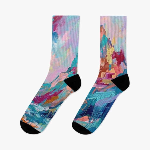 Item preview, Skellig Michael Abstract Coastal Painting designed and sold by Printpix.