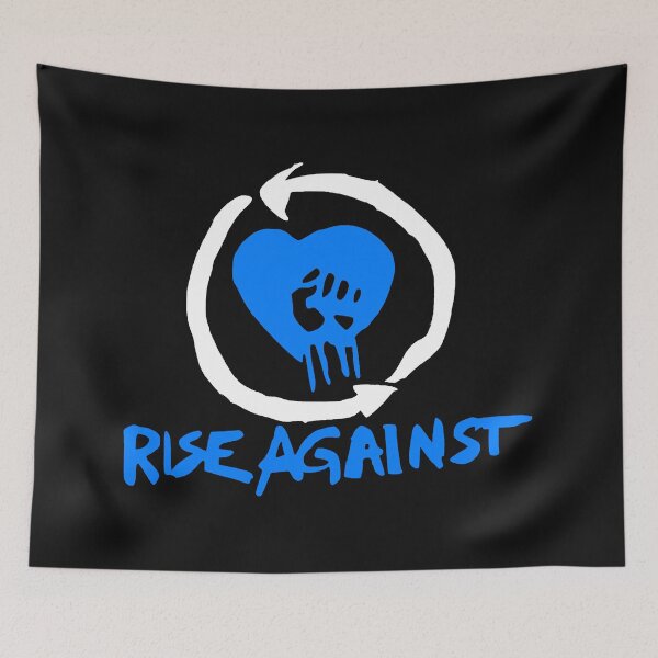 Item preview, Blue Symbol And Typography With White Frame designed and sold by DeadTired666.