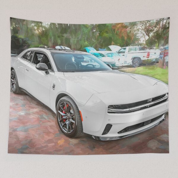 Item preview,  2025 White Charger Daytona EV X137 designed and sold by RichFrancoCars.