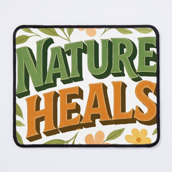 Item preview, Nature Heals - Motivational Quote designed and sold by GUNAPRIYAA.