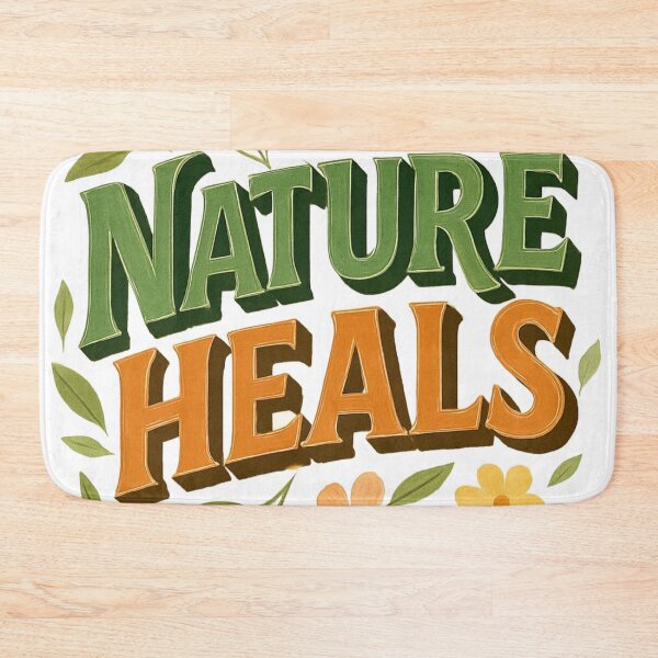 Item preview, Nature Heals - Motivational Quote designed and sold by GUNAPRIYAA.