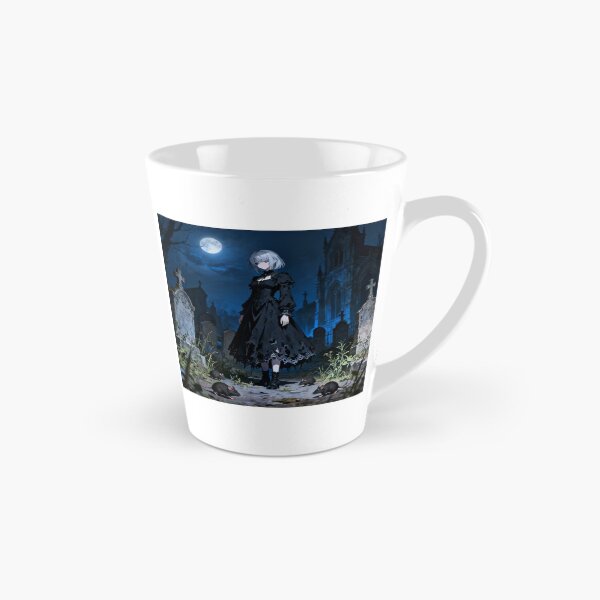 Item preview, Gothic Art Style Anime Girl on Graveyard designed and sold by AllxN.