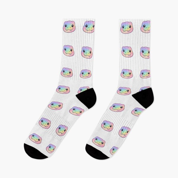 Item preview, Kawaii Rainbow Pastel Reptile Face Cute Chibi designed and sold by Owcomm.