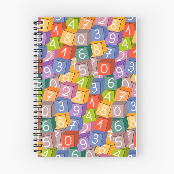 Item preview, Number cube. Pattern for kids. Fun educational background designed and sold by Eridanka.