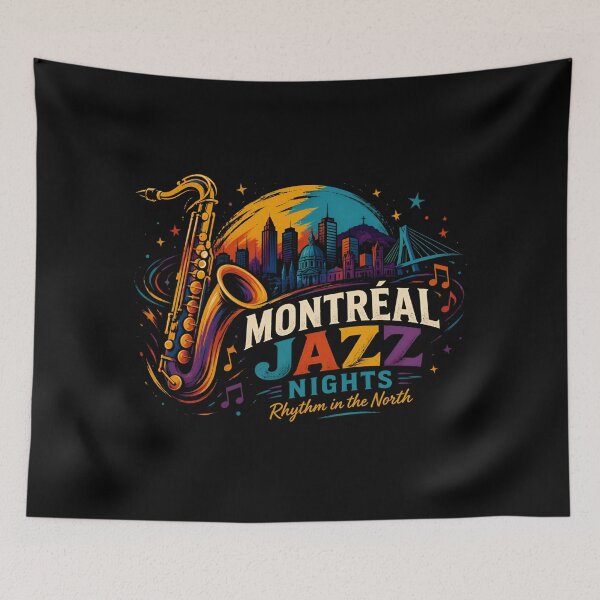 Item preview, Montreal Jazz Nights Rhythm In The North Music designed and sold by Fenay Designs.