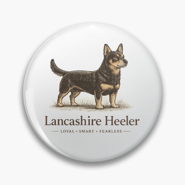 Item preview, Lancashire Heeler Dog Minimalist Line Art Loyal Smart Fearless designed and sold by Pickachoo.
