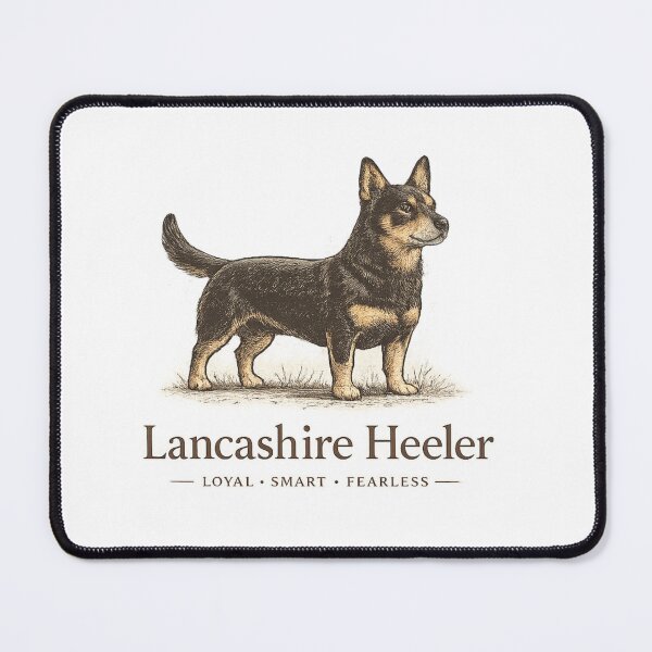 Item preview, Lancashire Heeler Dog Minimalist Line Art Loyal Smart Fearless designed and sold by Pickachoo.
