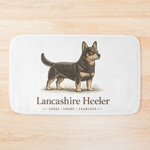 Item preview, Lancashire Heeler Dog Minimalist Line Art Loyal Smart Fearless designed and sold by Pickachoo.