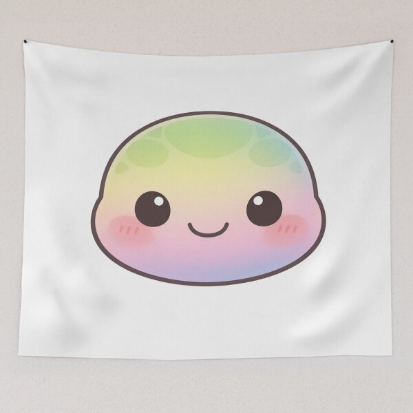 Item preview, Kawaii Rainbow Turtle Face designed and sold by Owcomm.
