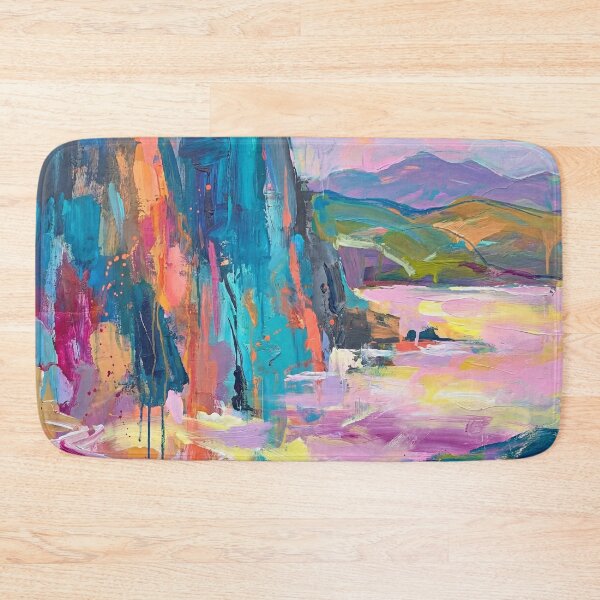 Item preview, Slieve League Abstract Coastal Landscape Painting designed and sold by Printpix.