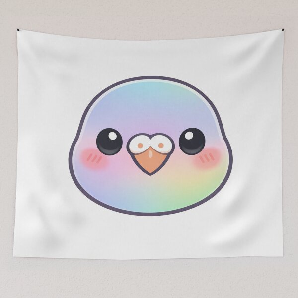 Item preview, Kawaii Rainbow Pastel Bird  designed and sold by Owcomm.