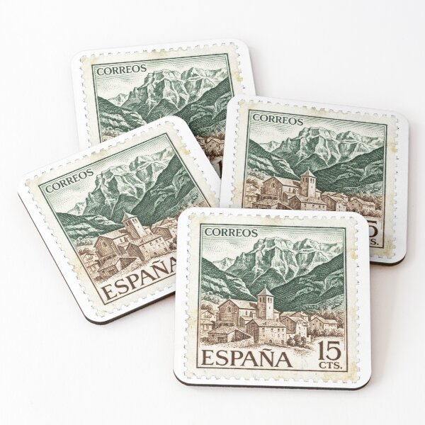 Artikelvorschau, Vintage Spanien Briefmarke entworfen und verkauft von brkvdesign.