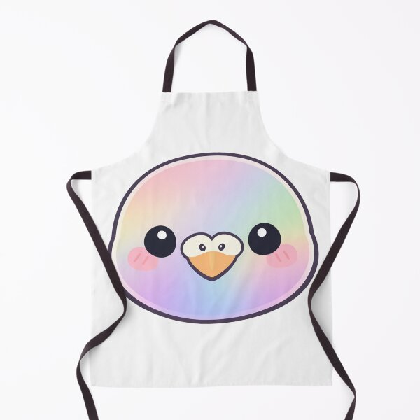 Item preview, Rainbow Pastel Kawaii Bird Face designed and sold by Owcomm.