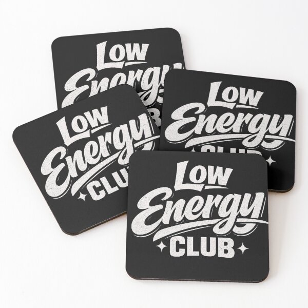 Artikelvorschau, Low Energy Club – Virales, minimalistisches Design für entspannte Stimmung entworfen und verkauft von BreedCraft Studio.