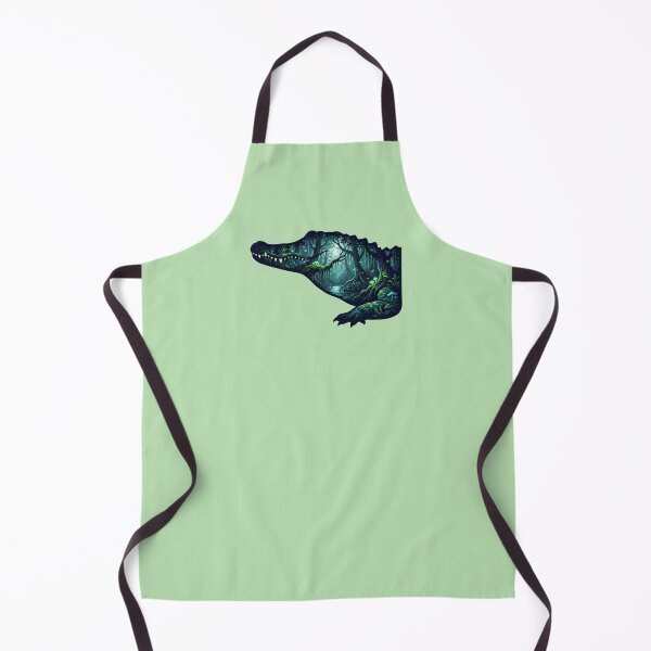 Item preview, Moody Double Exposure American Alligator Swamp Scene designed and sold by BirdsnStuff.