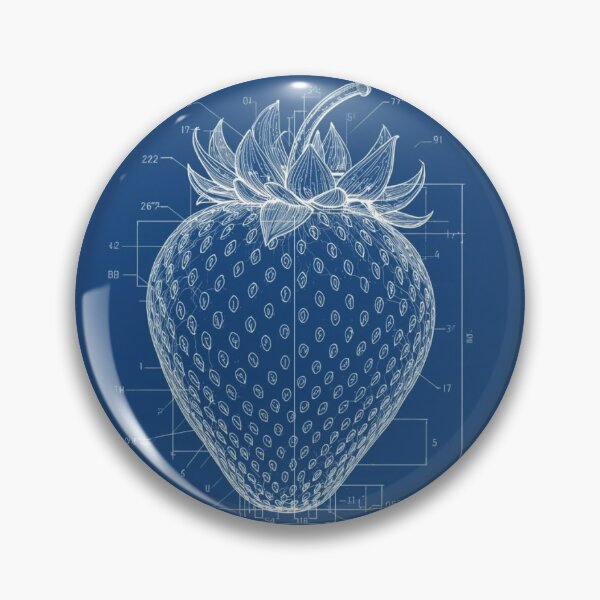 Item preview, Strawberry Blueprint designed and sold by kadorie.