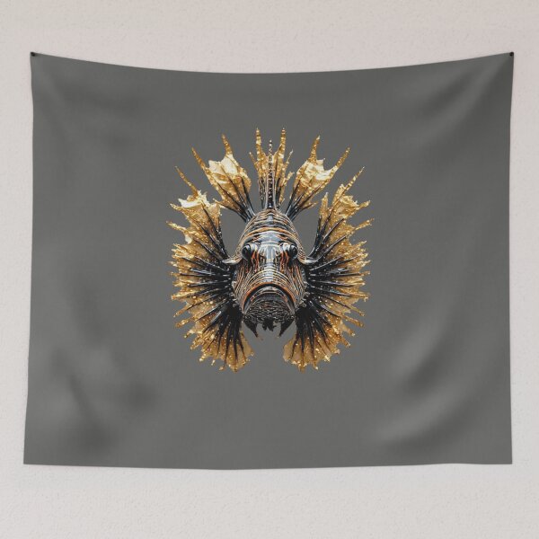 Item preview, SILK & STONE | Cyber-Zen Edition: The Volt-Lionfish_ V_02 designed and sold by Shift-Bloom.
