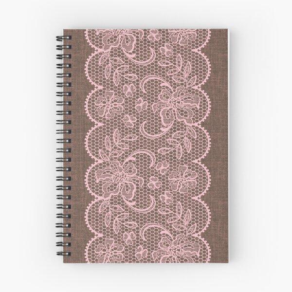 Item preview, Vintage Pink Lace on Linen designed and sold by GlueGunEnergy.