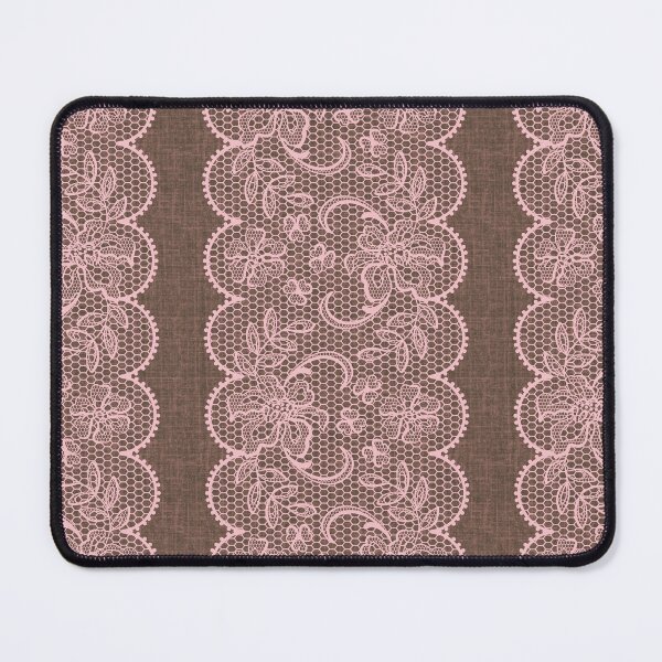 Item preview, Vintage Pink Lace on Linen designed and sold by GlueGunEnergy.
