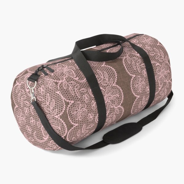 Item preview, Vintage Pink Lace on Linen designed and sold by GlueGunEnergy.