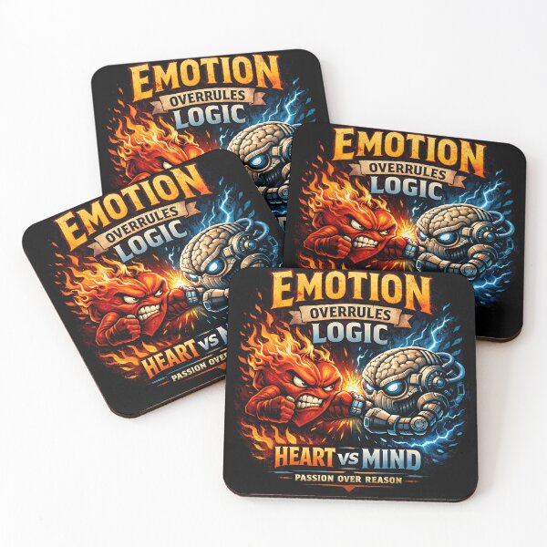 Item preview, Emotion Overrules Logic – Heart vs Mind. Passion Over Reason designed and sold by Atelier Éternelle.