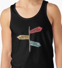 Feiglinge beginnen nie. Das schwache Ende nie. Gewinner beenden nie. Tank Top