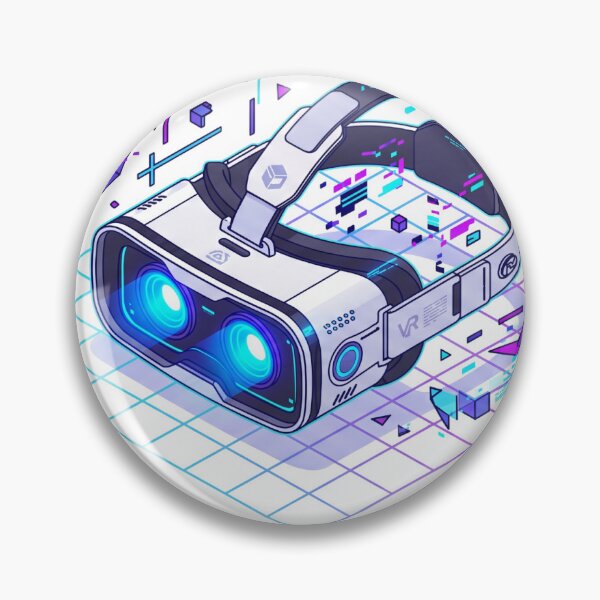 Item preview, Cyberpunk VR Headset Virtual Reality Isometric designed and sold by ModMotiff.