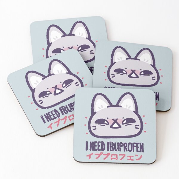 Item preview, Ibuprofen Cat Meme designed and sold by xMorfina.