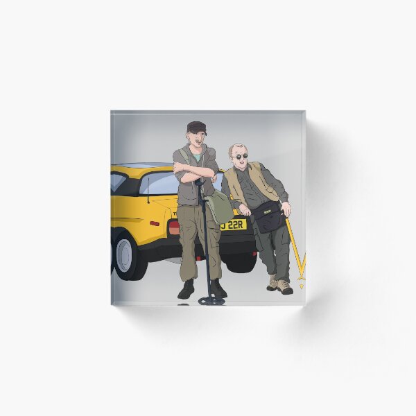 Detectorists - Lance & Andy - DMDC Acrylic Block