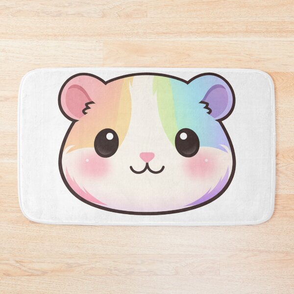 Item preview, Rainbow Hamster Kawaii Cute Pastel Animal Face designed and sold by Owcomm.