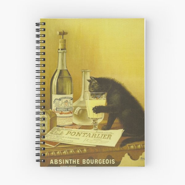 Item preview, Vintage Retro Famous French Poster Absinthe Bourgeois Cat  designed and sold by RBEnt.