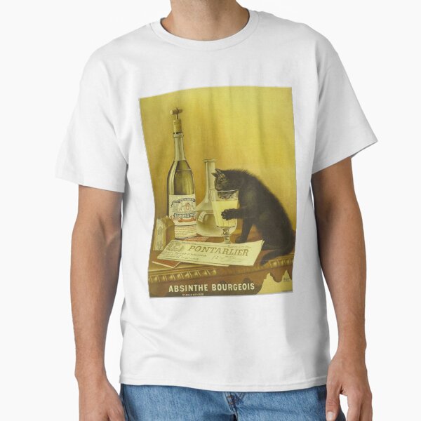 Item preview, Vintage Retro Famous French Poster Absinthe Bourgeois Cat  designed and sold by RBEnt.