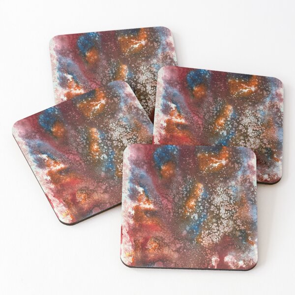 Item preview, Devi Energy- Cosmic Genesis — Abstract Watercolour Art Print designed and sold by RishabhKapoor.