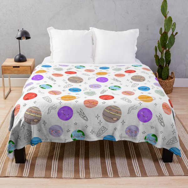 Item preview, Cute space with planets and stars. Funny galaxy background designed and sold by Eridanka.