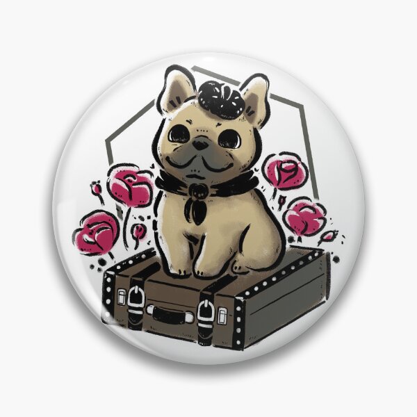 Artikelvorschau, Französische Bulldogge auf Vintage-Reisekoffer entworfen und verkauft von xMorfina.
